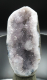 Kristalldruse aus blassem Amethyst + einem Doppelender-Apophylit! 562g , Indien