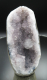 Kristalldruse aus blassem Amethyst + einem Doppelender-Apophylit! 562g , Indien