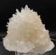 Riesiger Kristall-Igel aus Calcit, weiß fluoreszierend, 1156g, Indonesien