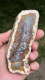 Moosachat Scheibe, 197g, multicolor extraordinary!!! Sumatra / Indonesien