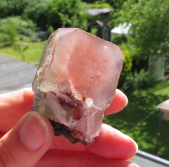 Multicolor Apophylit Phantom-Einzelkristall 53g , Jamthi / Indien!