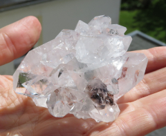 Glasklare Apophylitstufe 88g, Jalgaon / Indien