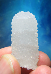 Quarz auf Schwalbenschwanz-Selenit!!!, Chandwad / Indien