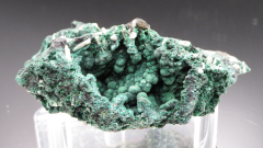 Drusiger Malachit mit Quarz, 160g, Zaire