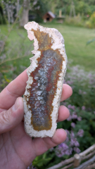 Moosachat Scheibe, 92g, multicolor extraordinary!!! Sumatra / Indonesien