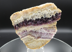 Amethyst Chevron Steinhälfte, 1070g, Muldetal / Deutschland
